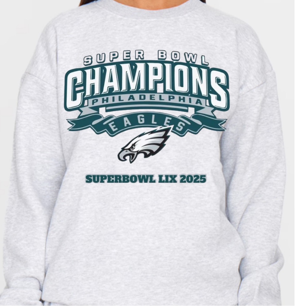 Philadelphia Eagles Super Bowl crewneck sweatshirt